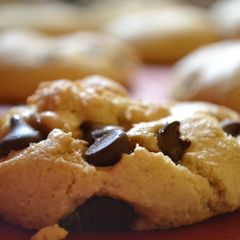A picture of Salty Olive Oil Chocolate Chip Cookies.