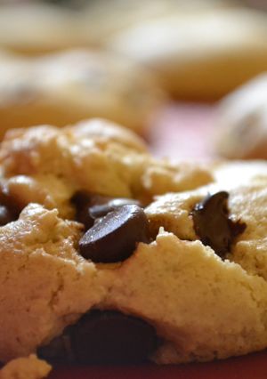 A picture of Salty Olive Oil Chocolate Chip Cookies.