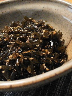 A picture of Simmered Sesame Konbu.