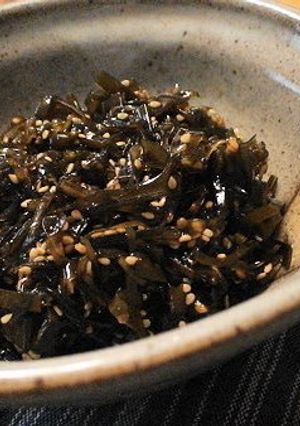 A picture of Simmered Sesame Konbu.
