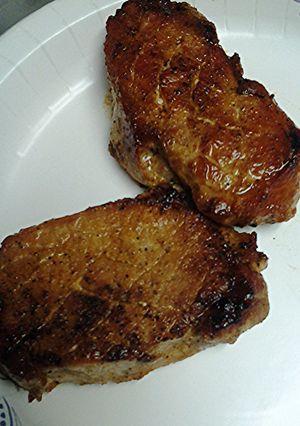 A picture of Lemon peppered pork loin.