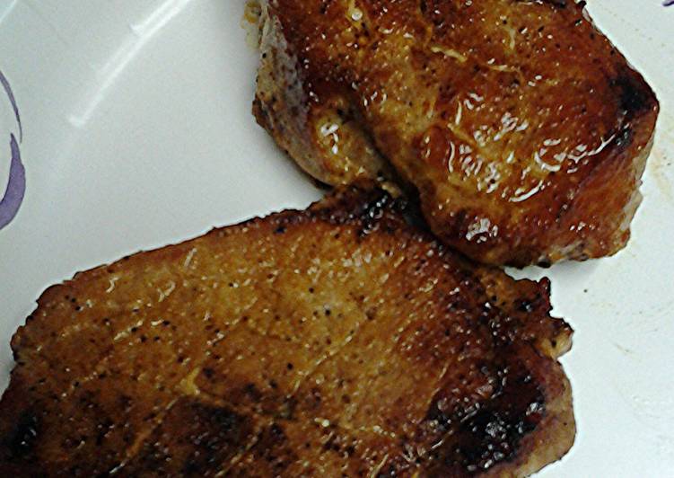 Steps to Prepare Speedy Lemon peppered pork loin