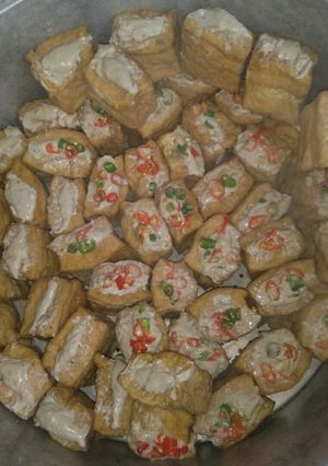 Foto resep Tahu Bakso Ayam Ori & Pedes(Bisa untuk usaha jualan frozen food)
