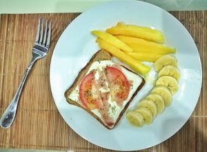 Una foto de Mini pizza casera saludable