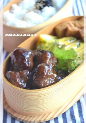A picture of Meatballs for Bentos.