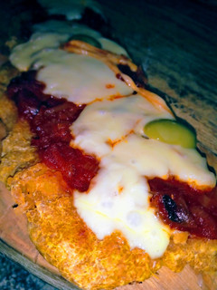 Una foto de Pizza de harina integral y calabaza