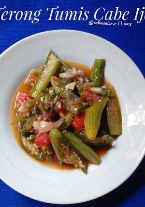 Foto resep Terong Tumis Cabe Ijo