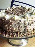 Delicious Carrot Cake with Cream Cheese Frosting!