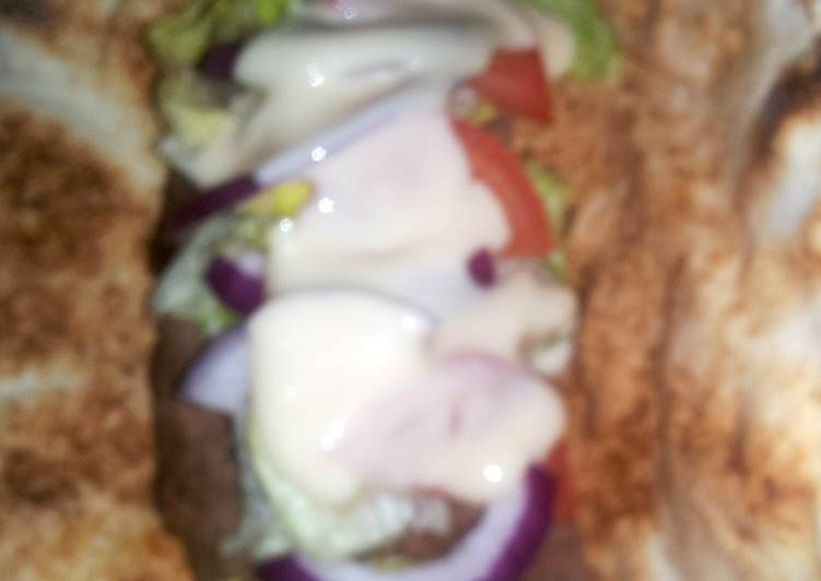 Recipe of Homemade Donairs with sweet sauce