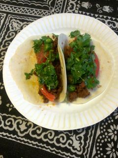 A picture of Spicy tacos.