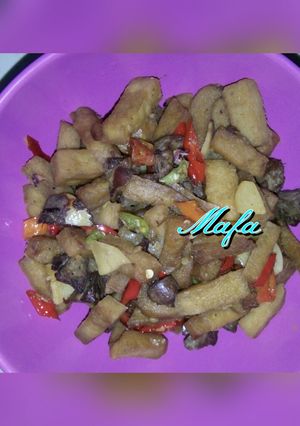 Foto resep Oseng tempe gembus ati ampela pedas