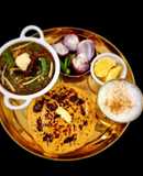 Sarson ka Saag and makki ki Roti