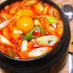 A picture of Tasty & Spicy Korean Hot Pot - Sundubu Jjigae.