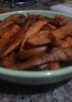 A picture of Sweet potato fries!.