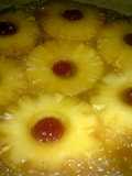 Pineapple Upside Down Cake (Doctored up from a box/quick and easy)