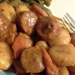 A picture of Gnocchi Skillet with Chicken Sausage & Tomatoes.
