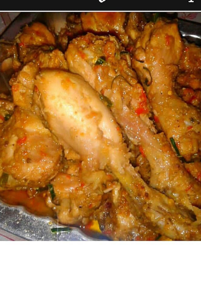 Foto resep Paha Ayam Sambal jeruk nipis