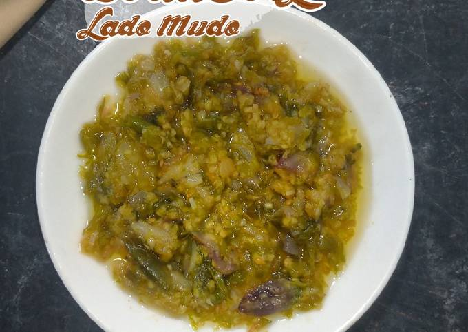 Ternyata begini loh! Resep bikin Sambal Lado Mudo (cabe ijo) yang sesuai selera