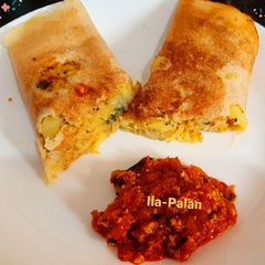 A picture of Masala Dosa.