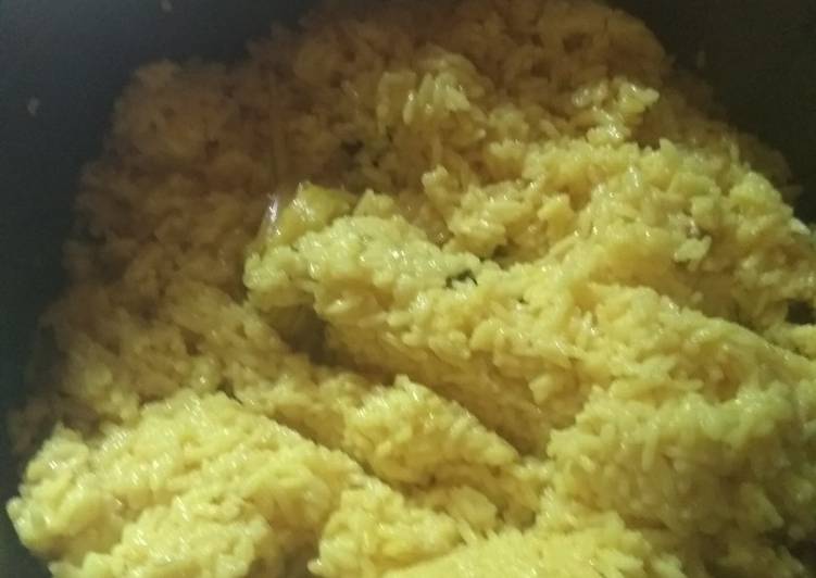 Nasi kuning rice cooker