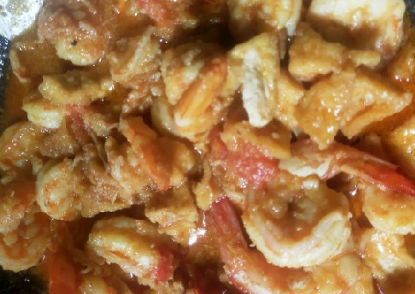 Tumis tahu udang
