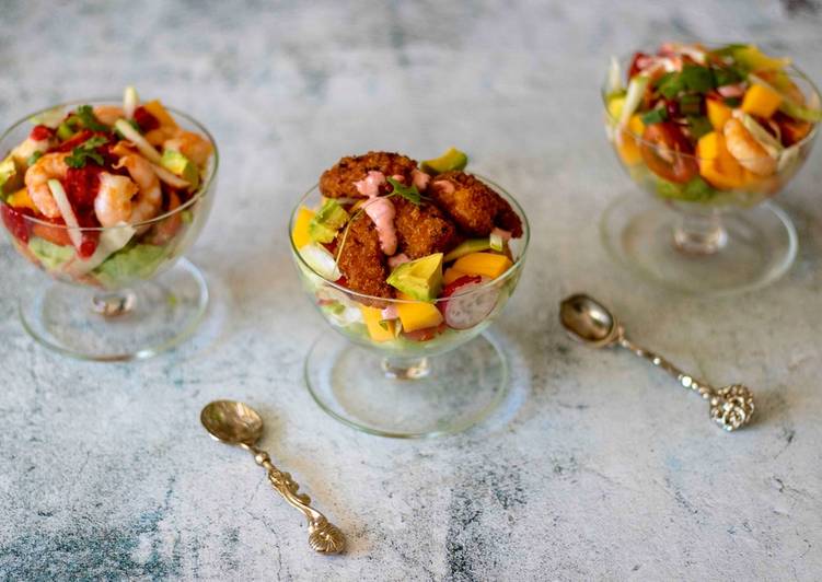 Prawns cocktail with a twist ๐ค๐ธ
