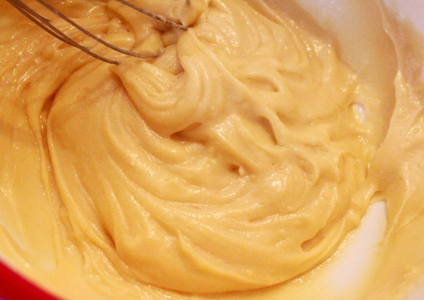 In the microwave Custard Cream with Rice Flour and Soy Milk