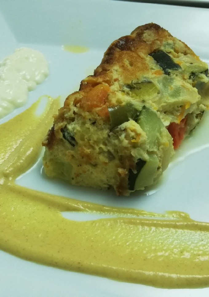 Una foto de Pastel de verduras