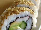 sesame california roll
