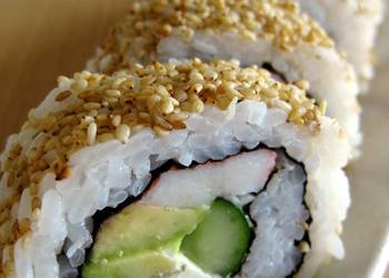 Latest Recipe California Rolls with Cream Cheese Practical Delicious
