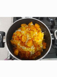 عکسی از دستور هویج پلو