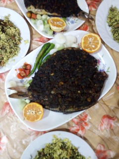 عکسی از دستور ماهی شکم پر (خوزستانی)