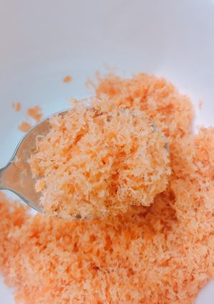 Hình của món Ruốc cá hồi cho bé.
