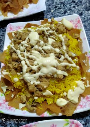 صورة لوصفة فتة شاورما 😋