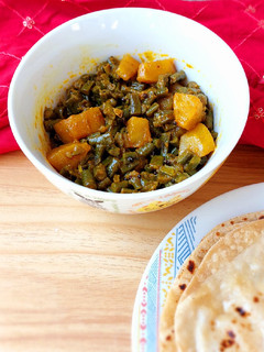 A picture of Aloo beans.