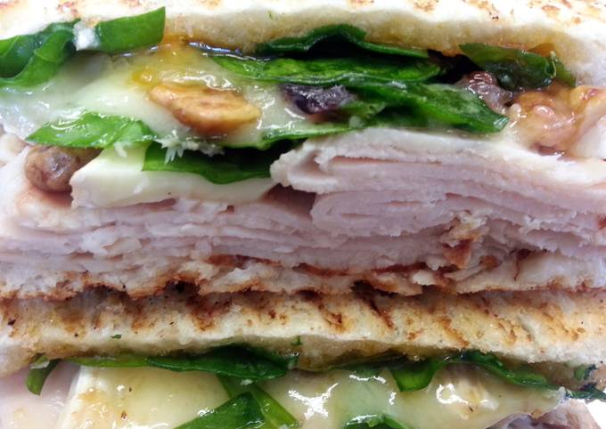 Recipe of Favorite Crunchy Turkey-Brie Panini