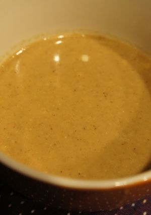 A picture of My Family's Sesame Dipping Sauce (for Shabu Shabu).