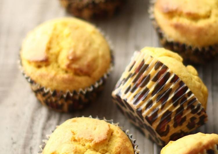 Simple Way to Make Delicious Easy! Fluffy Kabocha Squash Muffins