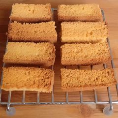 A picture of HomeMade Cake Rusk💛🧡.