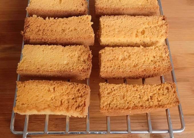 Recipe of Quick HomeMade Cake Rusk💛🧡