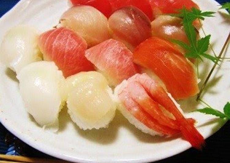 Recipe of Ultimate Nigiri Sushi At Home