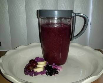 New Recipe Purple Bomber Smoothie Practical Delicious