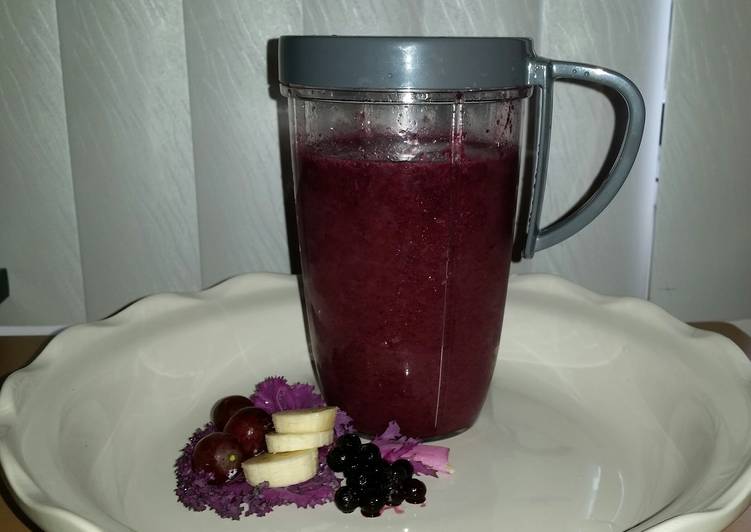 Easiest Way to Make Any-night-of-the-week Purple Bomber Smoothie