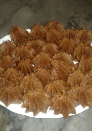 عکسی از دستور حلوای آرد گندم