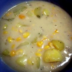 Potato Corn Chowder A picture of Potato Corn Chowder.