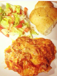 A picture of Skillet Lasagna.