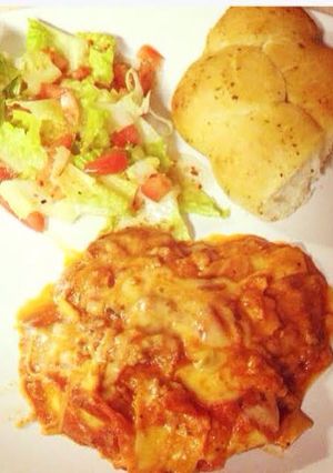 A picture of Skillet Lasagna.