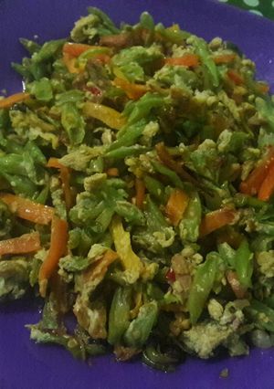 Foto resep Tumis buntel(buncis telor wortel)