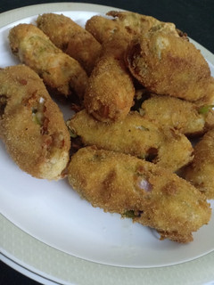 A picture of Vegetable cutlets.