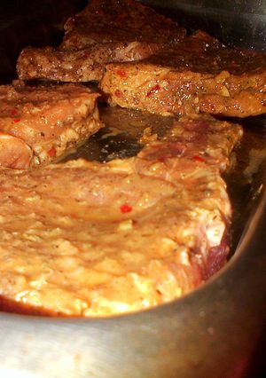 A picture of Spicy Orange Pork Chops.